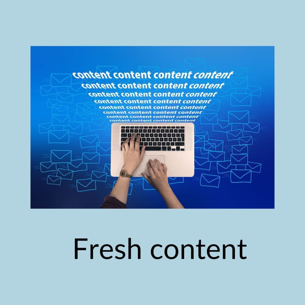 fresh content