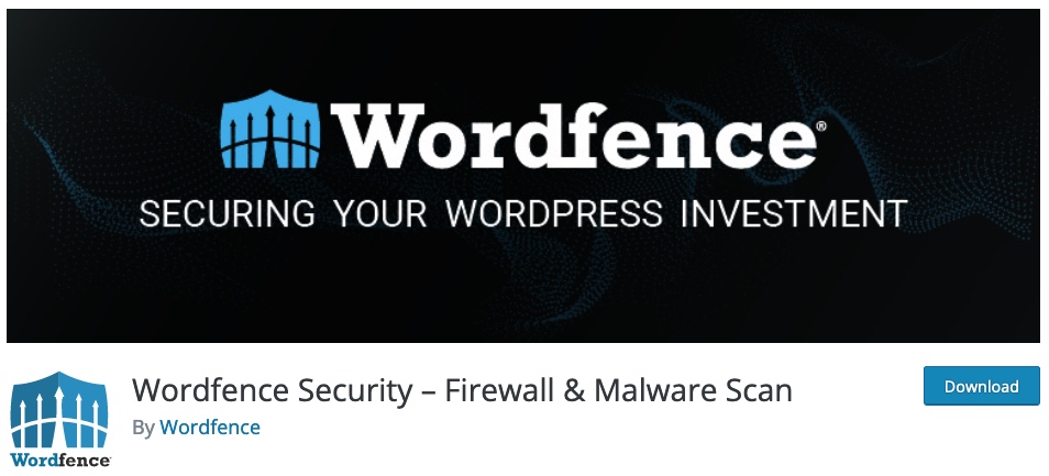 Wordfence security plugin
